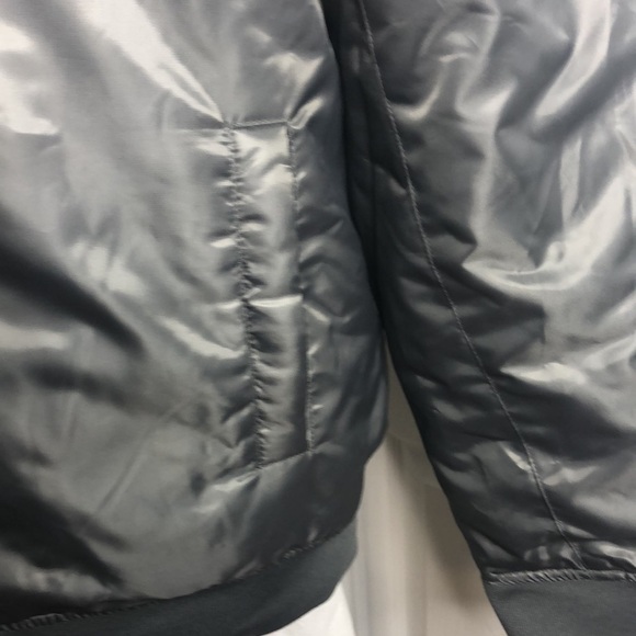 Staple Jacket Bold Spellout Stars Snap Jacket 2XL Gray - Picture 3 of 8